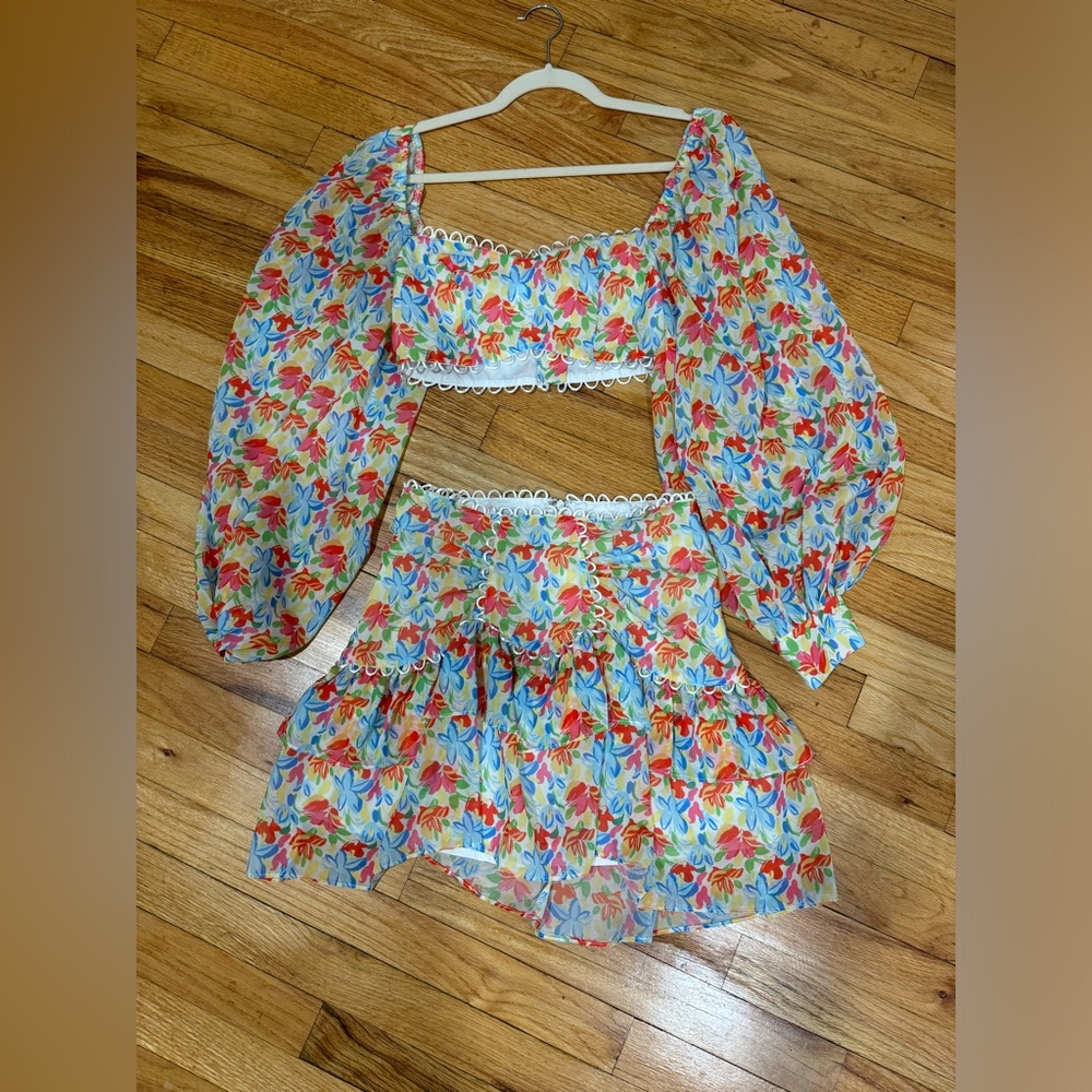SHEIN TOP AND SKIRT SET
